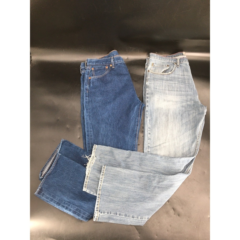 Lot of 2 Levi's & Wrangler Jeans Co Relaxed Boot Men's Size 38 x 32